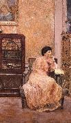 Edouard Vuillard Maxi Er portrait of his wife at home oil painting on canvas